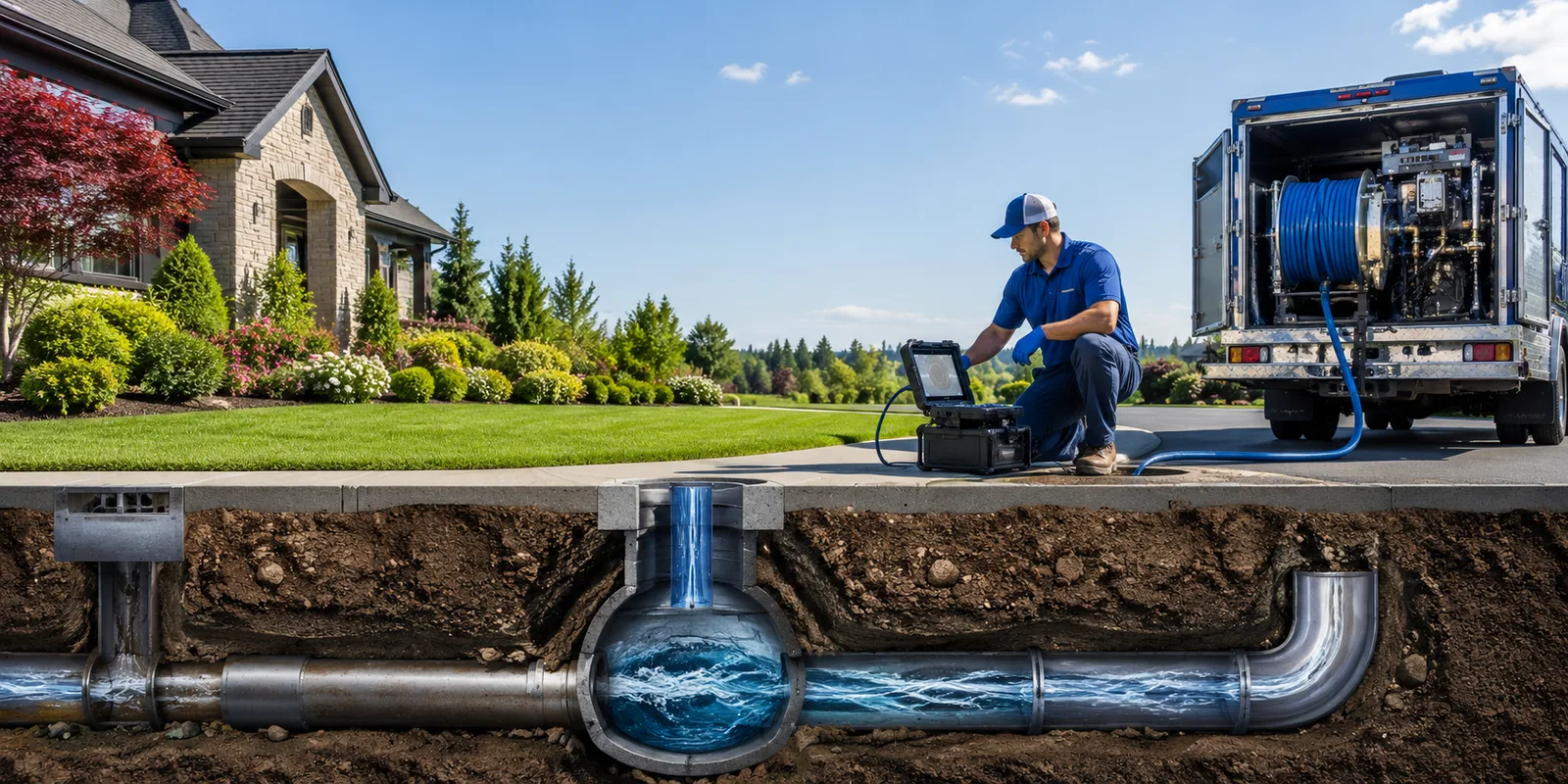 Drainage restoration information for Bluejacket, OK